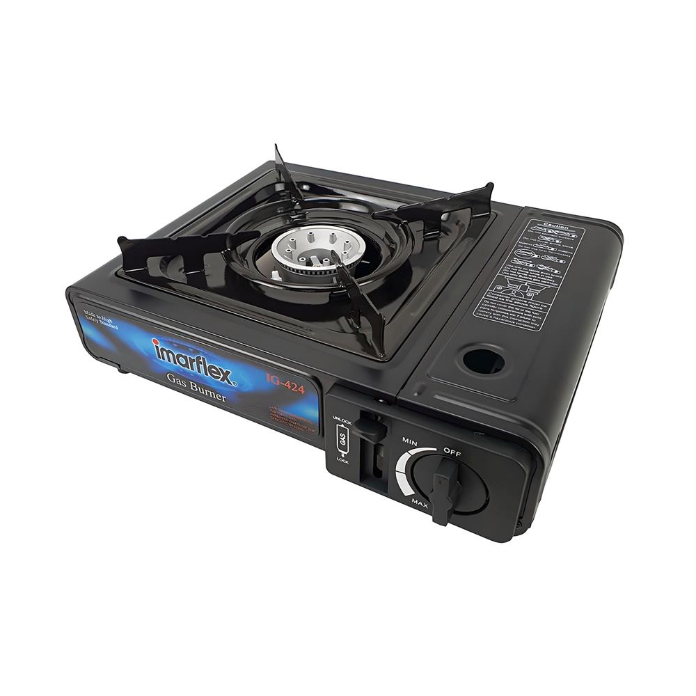 เตาแก๊สปิกนิก IMARFLEX IG-424 สีดำ
