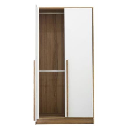 ตู้เสื้อผ้า 2 บานเปิด KONCEPT WARDRI 19209293 100 ซม. สีลินด์เบิร์ก/ขาว_2