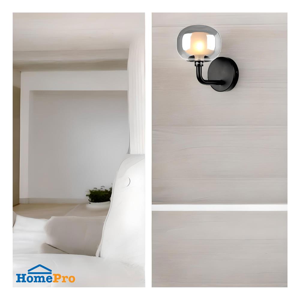 ไฟกิ่งภายใน L&E 01-03085 สีใส/ดำ 1 หัว