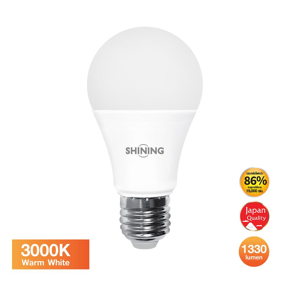 หลอด LED SHINING A60 14 วัตต์ WARM WHITE E27