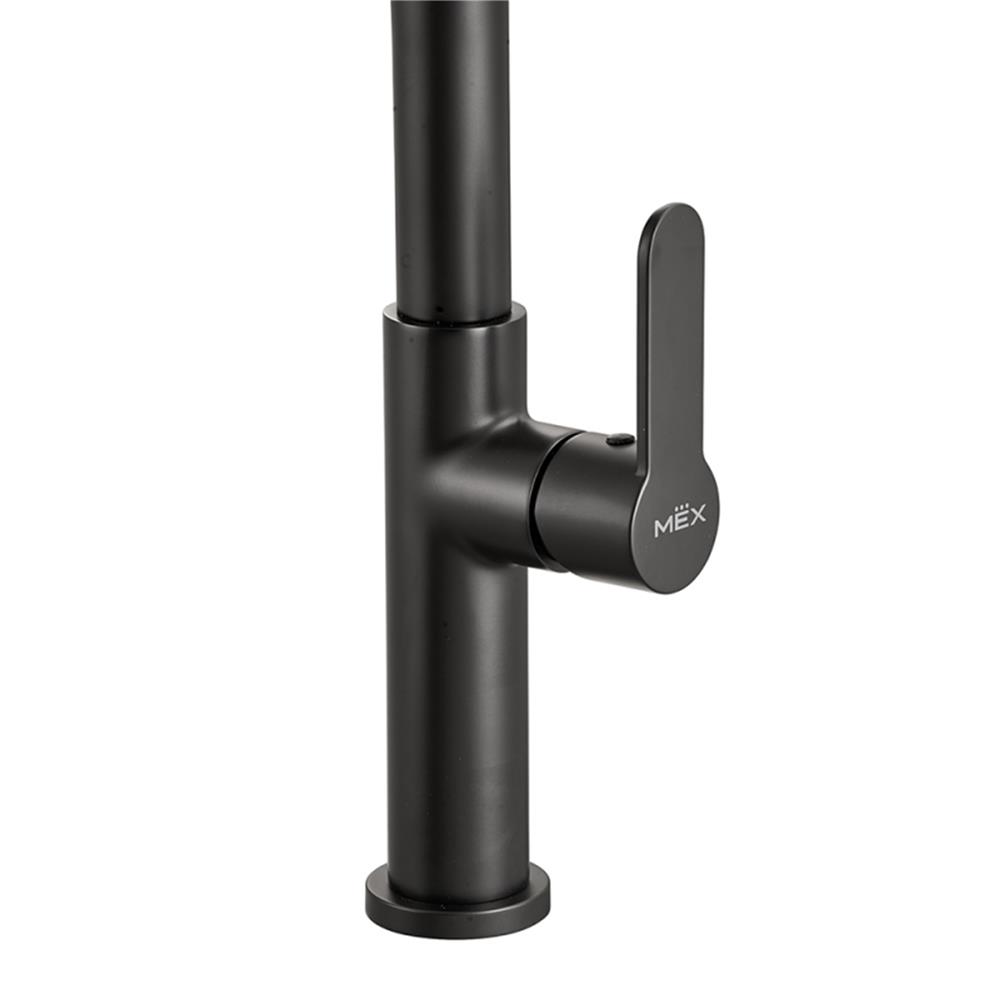 ก๊อกซิงค์เดี่ยวเคาน์เตอร์ MEX 1105KSD-E9B สีดำ