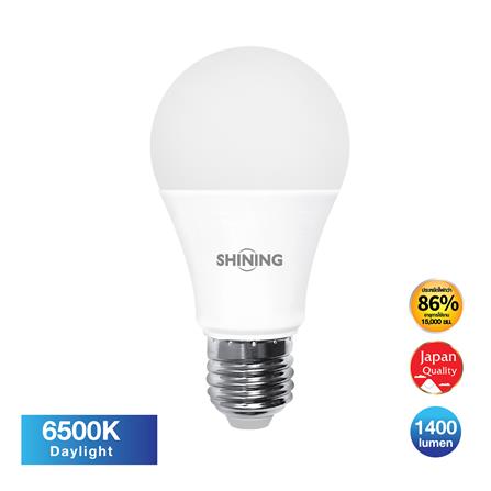 หลอด LED SHINING A60 14 วัตต์ DAYLIGHT E27_0