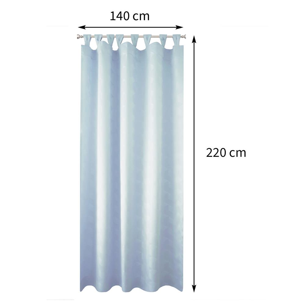 ผ้าม่านห่วง HOME LIVING STYLE KIONY UV 140X220 ซม. สีฟ้า