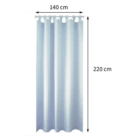 ผ้าม่านห่วง HOME LIVING STYLE KIONY UV 140X220 ซม. สีฟ้า_7