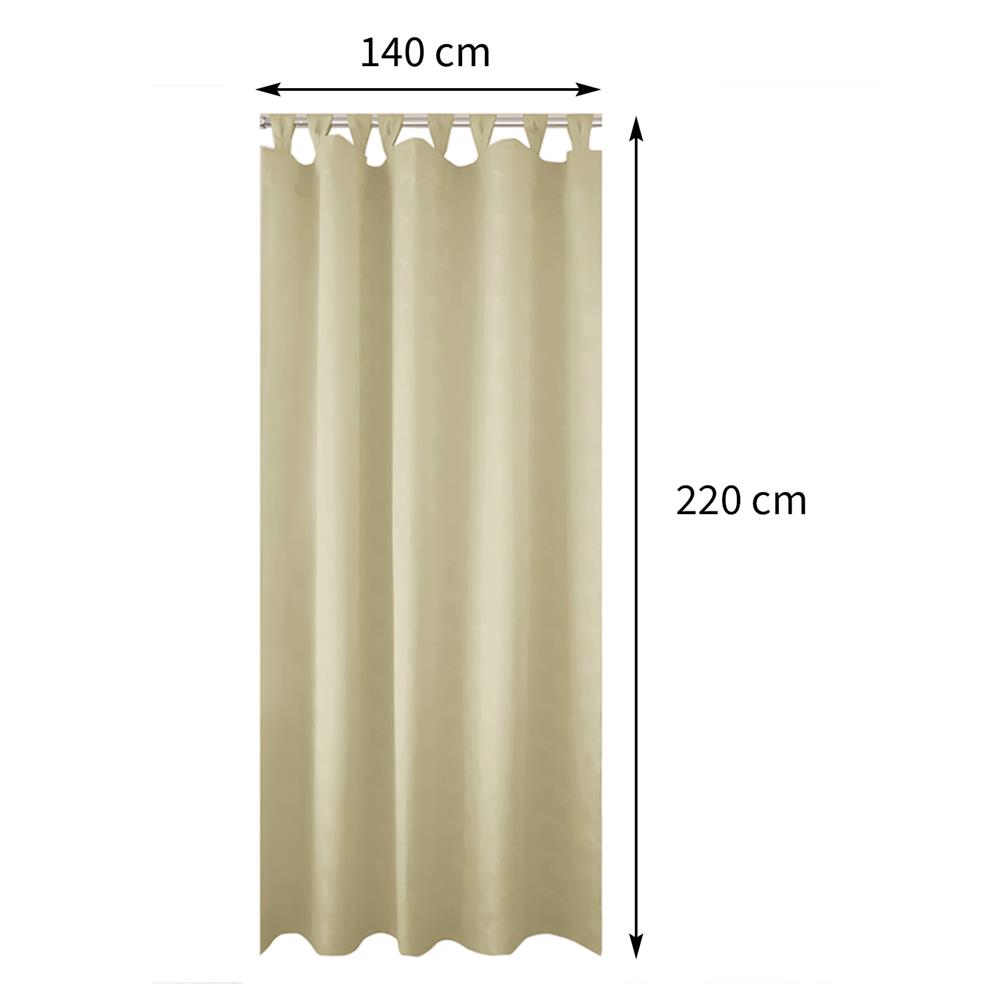 ผ้าม่านห่วง HOME LIVING STYLE KIONY UV 140X220 ซม. สีทอง