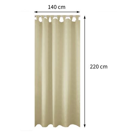 ผ้าม่านห่วง HOME LIVING STYLE KIONY UV 140X220 ซม. สีทอง_7