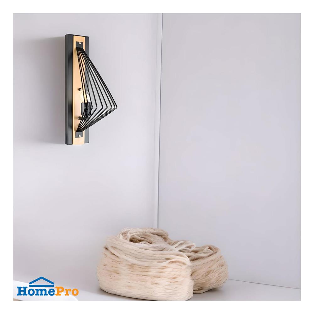 ไฟกิ่งภายใน L&E 01-03098 สีดำ/น้ำตาล 1 หัว