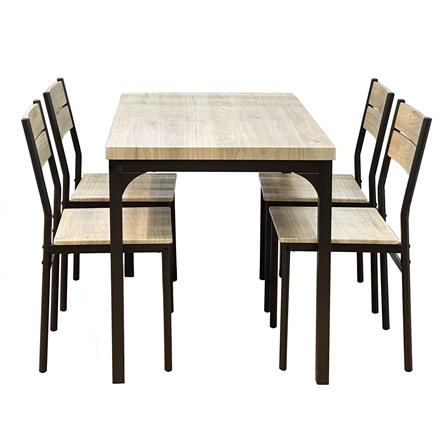 ชุดโต๊ะอาหาร 4 ที่นั่ง FURDINI DELIGHT สีเมเปิ้ล_1