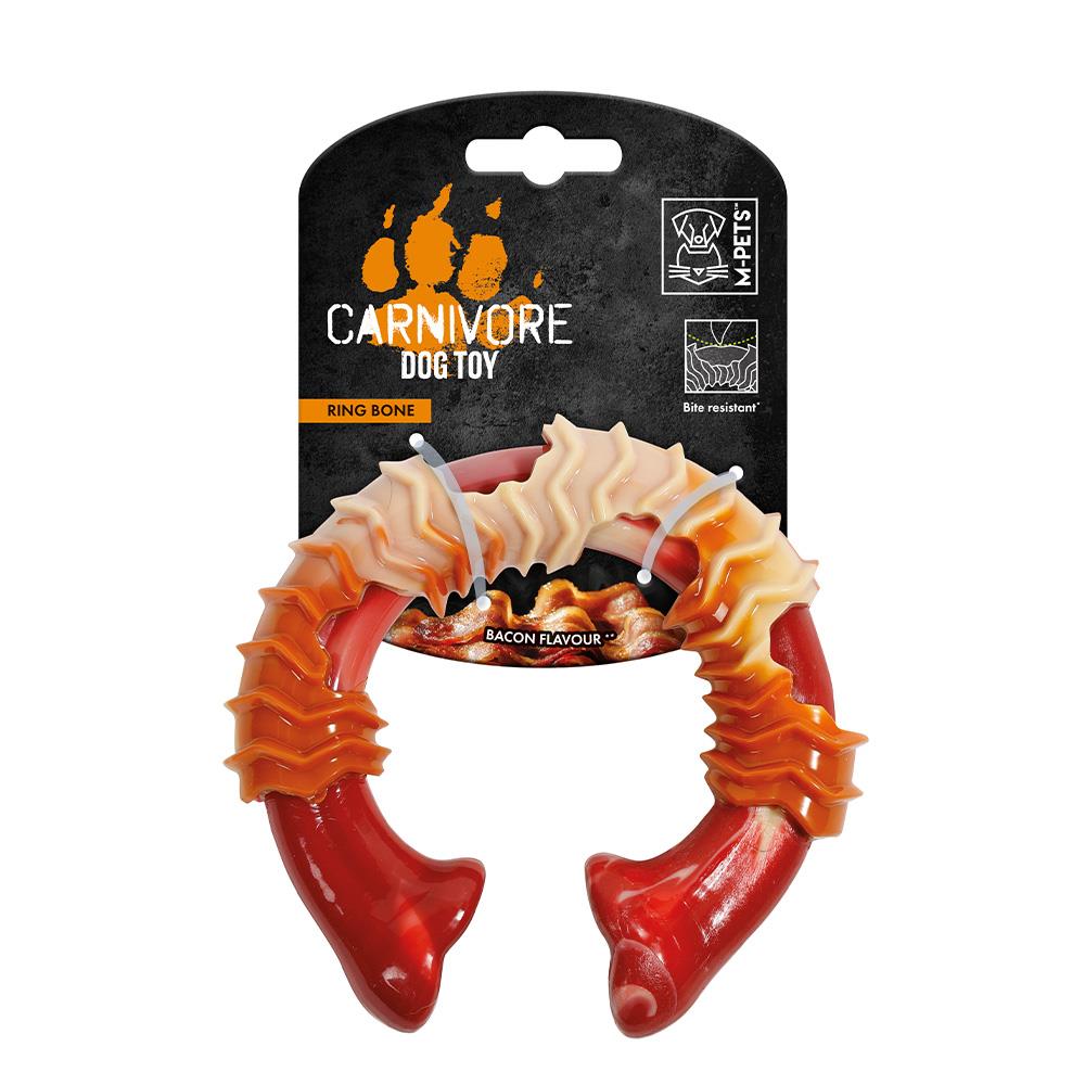 ของเล่นสุนัข M-PETS CARNIVORE DOG TOY RING BACON ไซซ์ L
