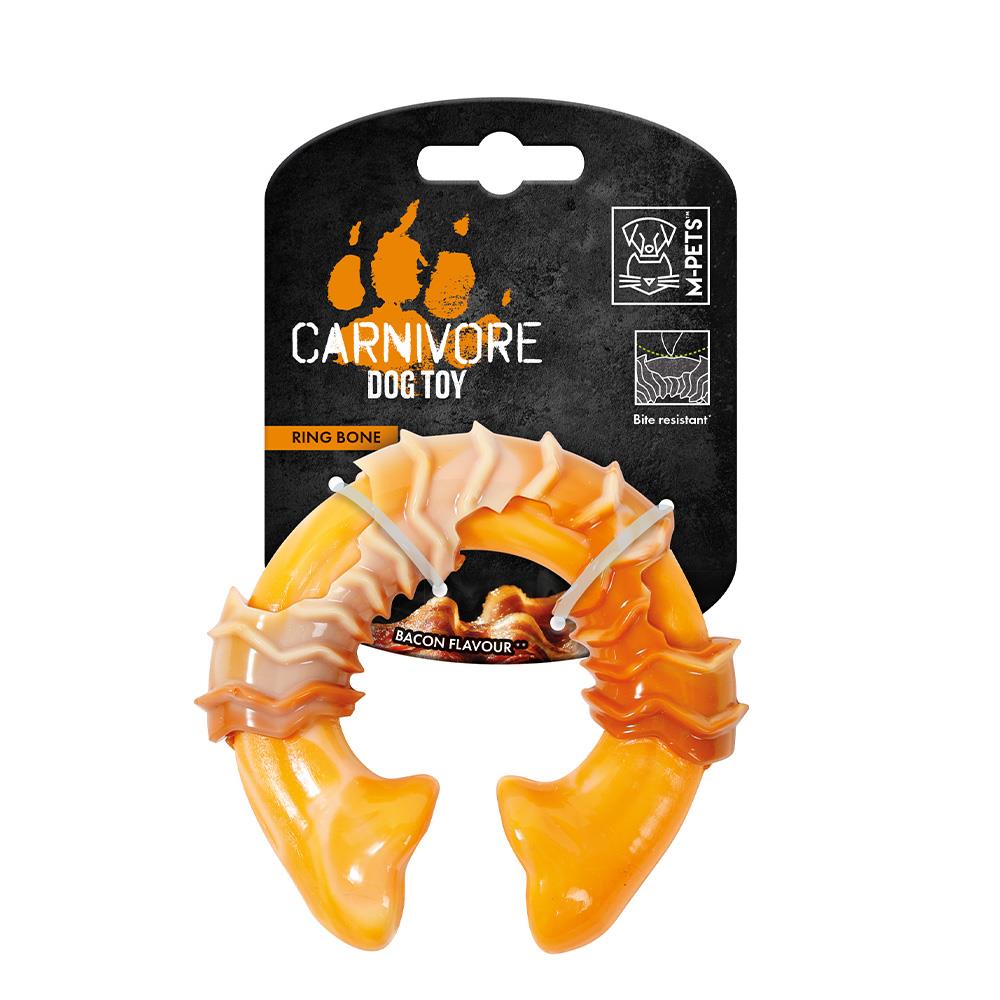 ของเล่นสุนัข M-PETS CARNIVORE DOG TOY RING BACON ไซซ์ S