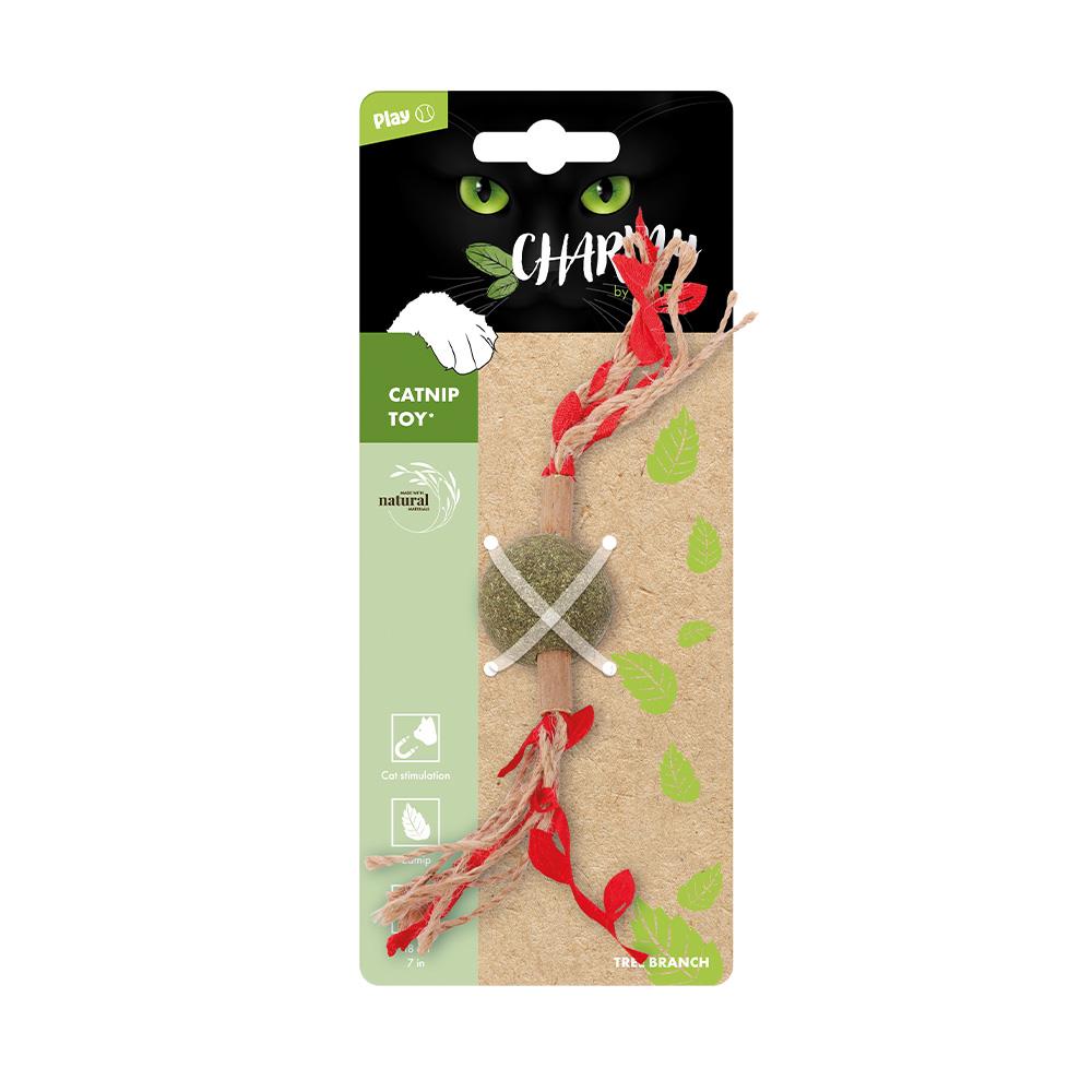 ลูกแคทนิป M-PETS CHARMY CATNIP TREE BRANCH สีแดง