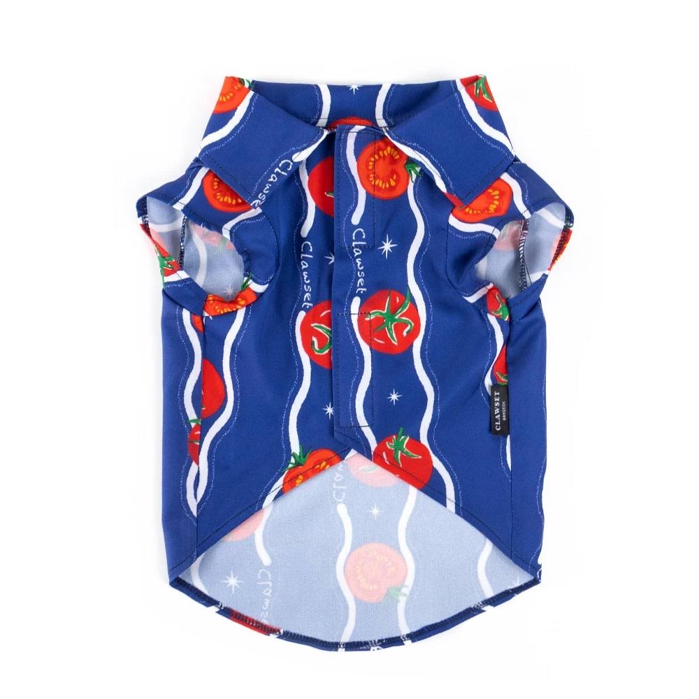 เสื้อสัตว์เลี้ยง CLAWSET PET SHIRT TOMATO ไซซ์ 14 สีกรมท่า