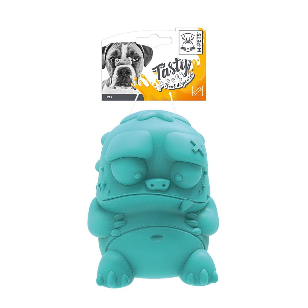 ของเล่นสุนัข M-PETS DOG TASTY REX สีฟ้า