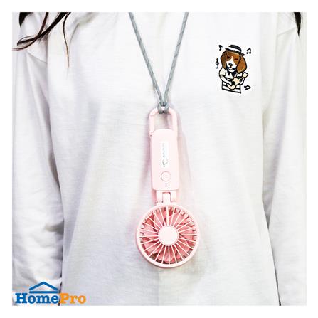 พัดลมพกพา 3 นิ้ว RHYTHM 740171001 สีชมพู_6