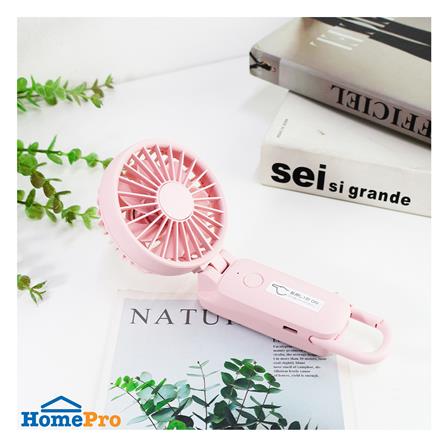 พัดลมพกพา 3 นิ้ว RHYTHM 740171001 สีชมพู_7