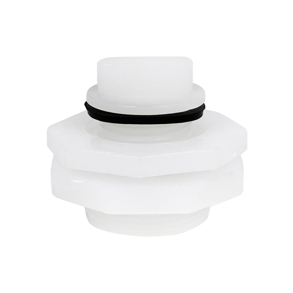 ข้อต่อเข้าแท็งก์น้ำ DEXZON 1 นิ้ว สีขาว