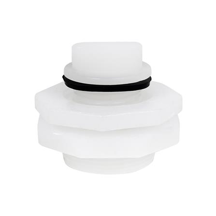 ข้อต่อเข้าแท็งก์น้ำ DEXZON 1 นิ้ว สีขาว_0