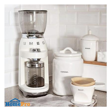 เครื่องบดเมล็ดกาแฟ SMEG CGF01WHEU สีขาว_5