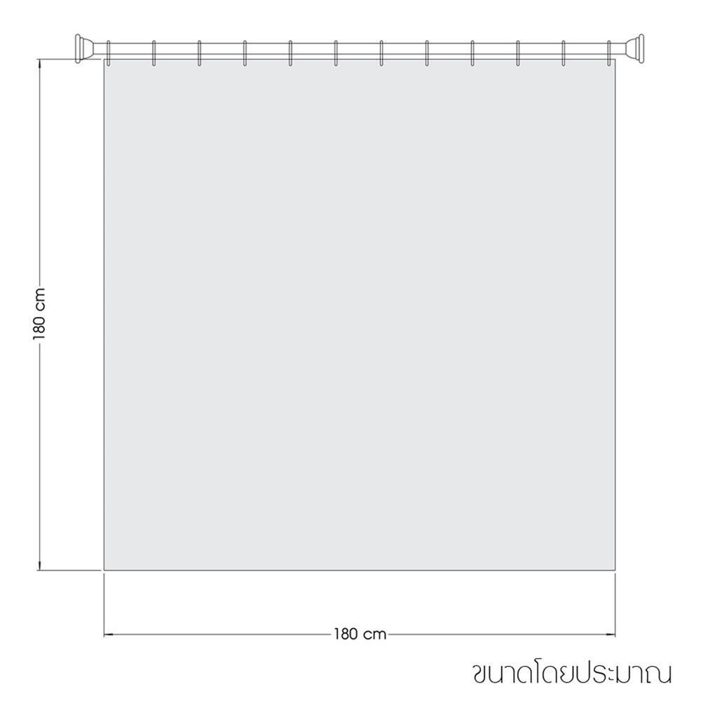 ม่านห้องน้ำ POLYESTER WSP SCP-23/P2333 180X180 ซม.