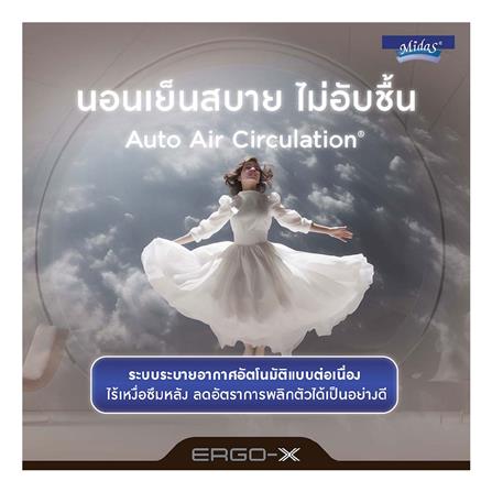 ที่นอน 6 ฟุต MIDAS ERGO-X พร้อมหมอนหนุน 2 ชิ้น_7