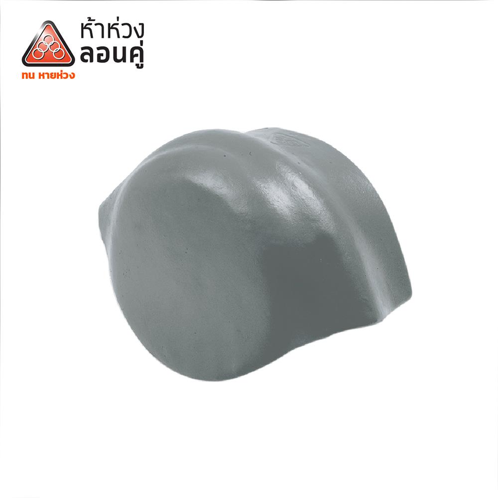 ครอบปิดจั่ว/ปิดชายตะเข้ ตราห้าห่วง 30X17X22 ซม. สีมิดไนท์เกรย์