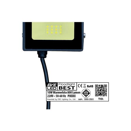 สปอตไลท์ภายนอก LED EVE BEST 10 วัตต์ WARM WHITE_4