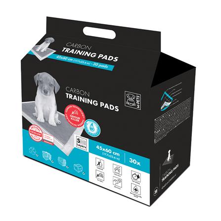 แผ่นรองฉี่สุนัข M-PETS CARBON 45x60 ซม. 30 ชิ้น_0
