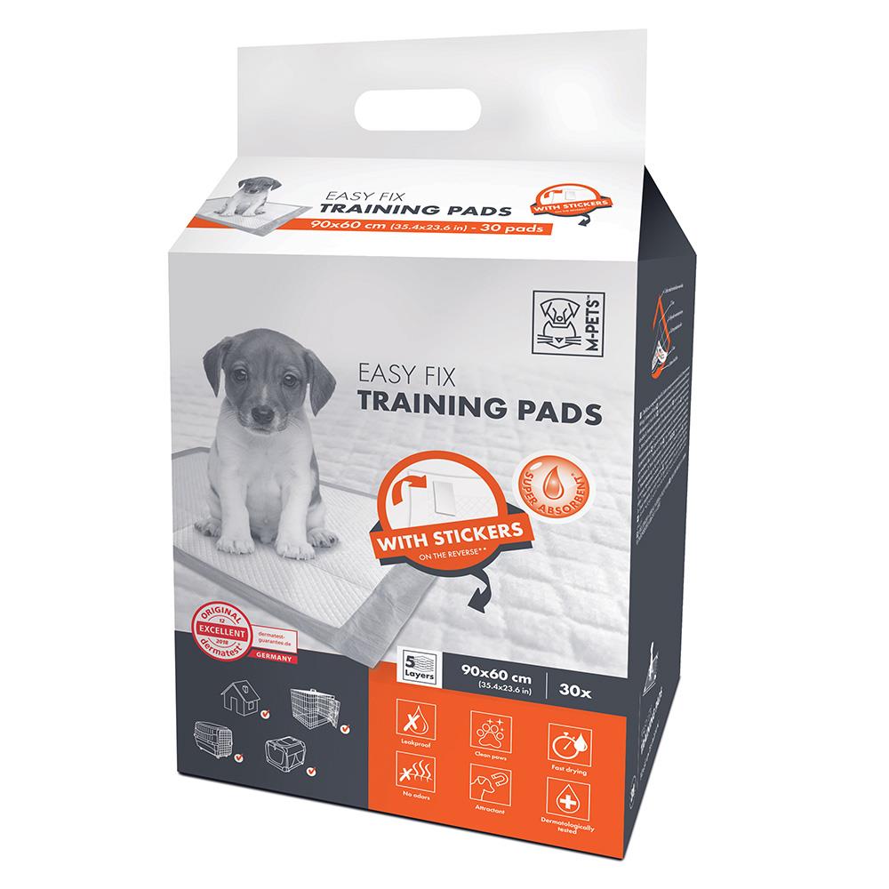 แผ่นรองซับสัตว์เลี้ยง M-PETS EASY FIX 90x60 ซม. 30 ชิ้น
