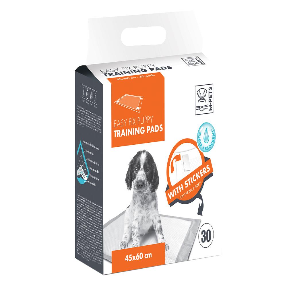 แผ่นรองซับสัตว์เลี้ยง M-PETS EASY FIX 45x60 ซม. 30 ชิ้น