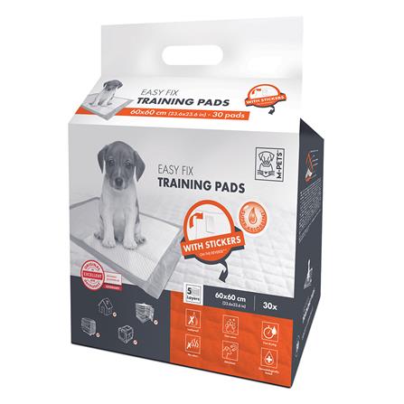 แผ่นรองซับสัตว์เลี้ยง M-PETS EASY FIX 60x60 ซม. 30 ชิ้น_0