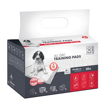 แผ่นรองฉี่สุนัข M-PETS ALL DAY 45x60 ซม. 30 ชิ้น_0