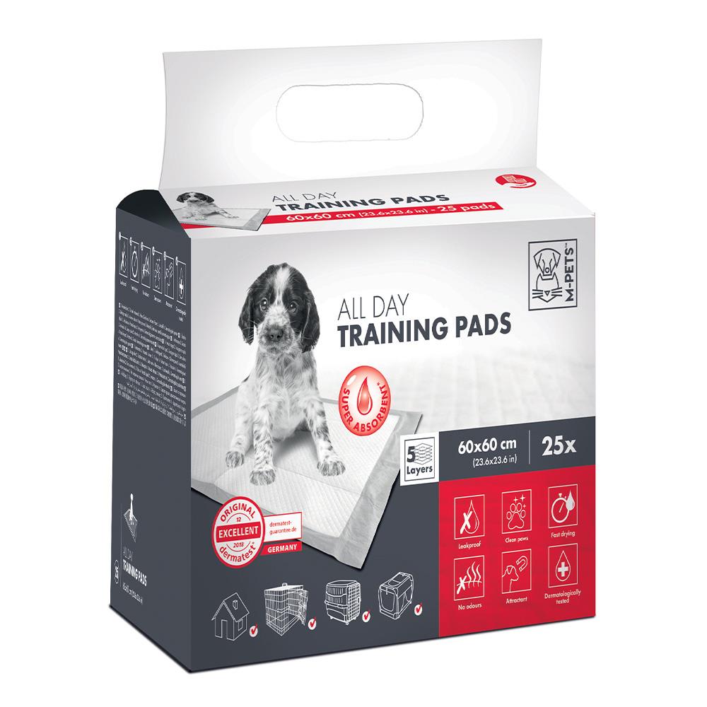 แผ่นรองฉี่สุนัข M-PETS ALL DAY 60x60 ซม.25 ชิ้น