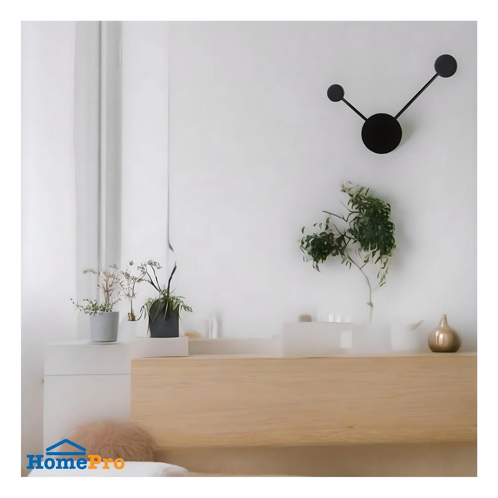 ไฟกิ่งภายใน LED L&E 01-A0209 12 วัตต์ WARM WHITE สีดำ 3 หัว