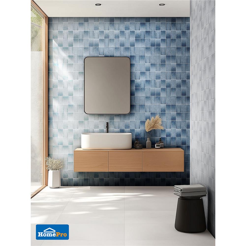 กระเบื้องผนัง 10x16 นิ้ว DURAGRES ซิมม่อนส์ บลู A 1 ตร.ม.