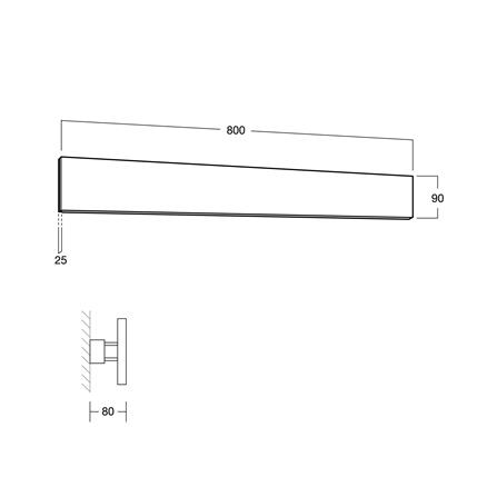 ไฟกิ่งภายใน LED L&E 01-A0244 19 วัตต์ WARM WHITE สีดำ 1 หัว_2