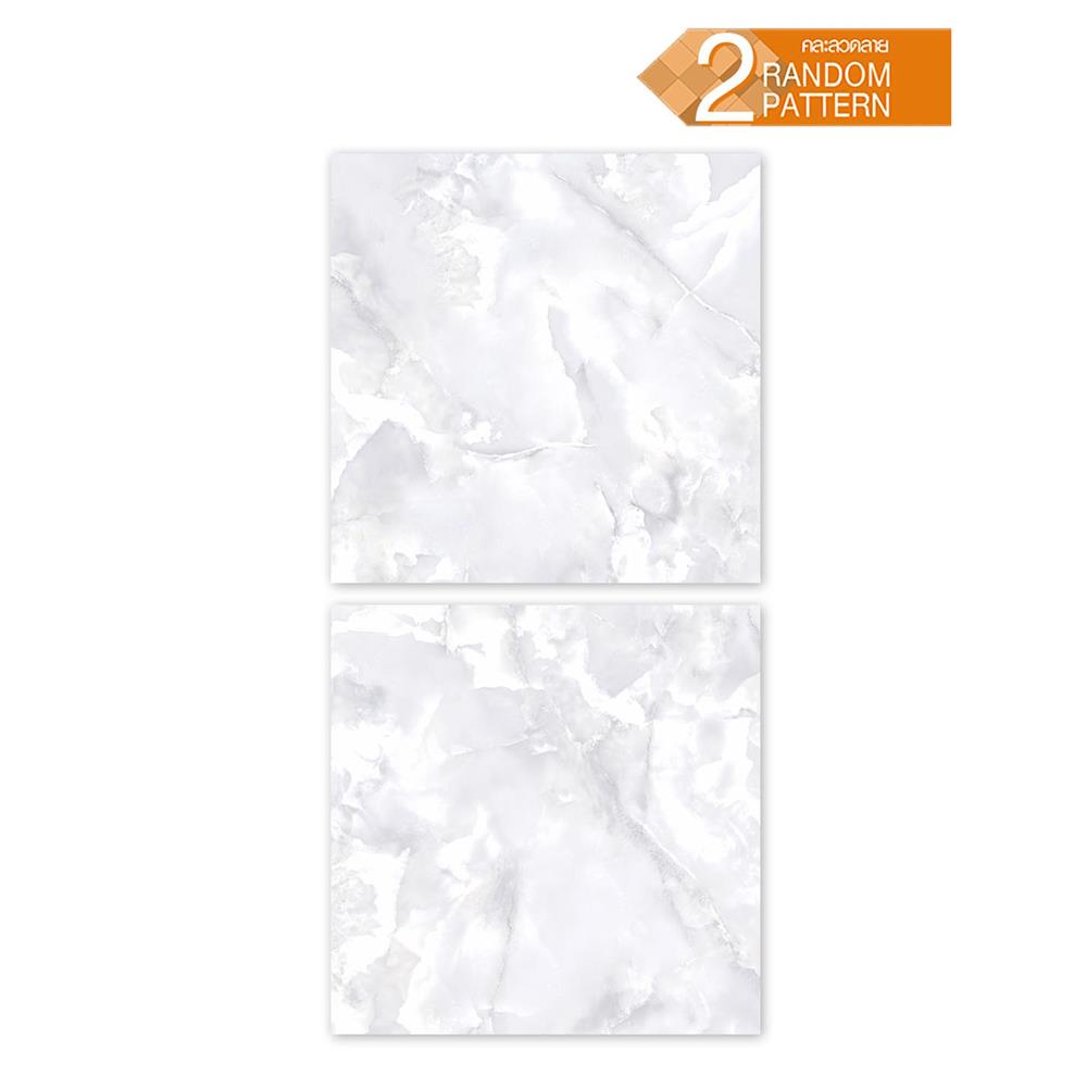 กระเบื้องพื้น 18x18 นิ้ว TARA เฮเซล เทา PM 1 ตร.ม.