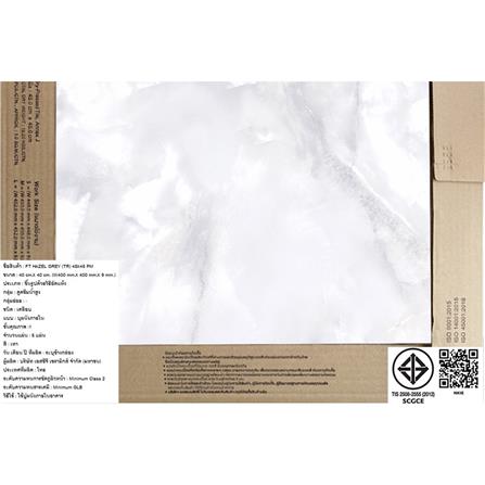 กระเบื้องพื้น 18x18 นิ้ว TARA เฮเซล เทา PM 1 ตร.ม._6