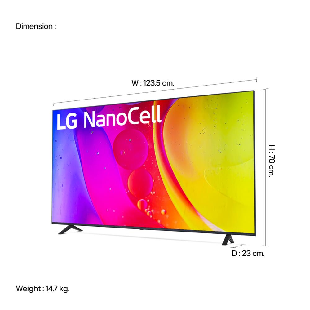 ทีวีแอลอีดี 55 นิ้ว LG (4K, NANOCELL, SMART TV) 55NANO81TSA.ATM