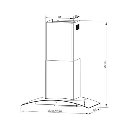 เตาฝัง+เครื่องดูดควัน LINEA S72 2G AIAL+NCW 90 T30_3