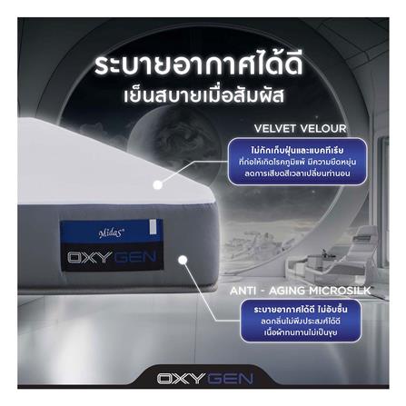 ที่นอน 5 ฟุต MIDAS OXYGEN พร้อมหมอนหนุน 2 ชิ้น_5