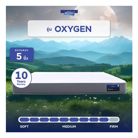 ที่นอน 5 ฟุต MIDAS OXYGEN พร้อมหมอนหนุน 2 ชิ้น_11