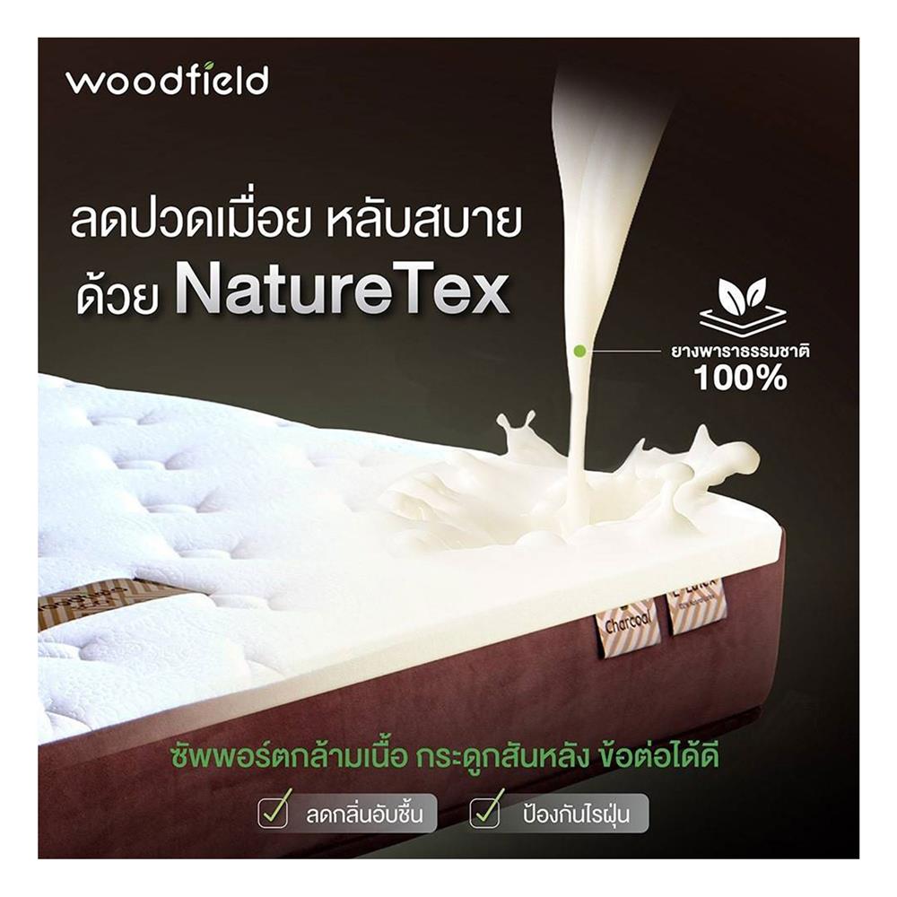 ที่นอน 5 ฟุต WOODFIELD ECIO I พร้อมหมอนหนุน 2 ชิ้น