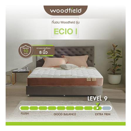 ที่นอน 5 ฟุต WOODFIELD ECIO I พร้อมหมอนหนุน 2 ชิ้น_11