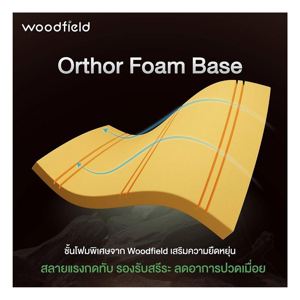 ที่นอน 6 ฟุต WOODFIELD ECIO I พร้อมหมอนหนุน 2 ชิ้น