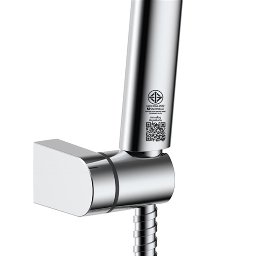 ชุดฝักบัวสายอ่อน 3 ระดับ RASLAND RA D412-TURN สีโครม