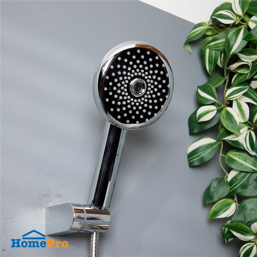 ชุดฝักบัวสายอ่อน 3 ระดับ RASLAND RA D412-TURN สีโครม