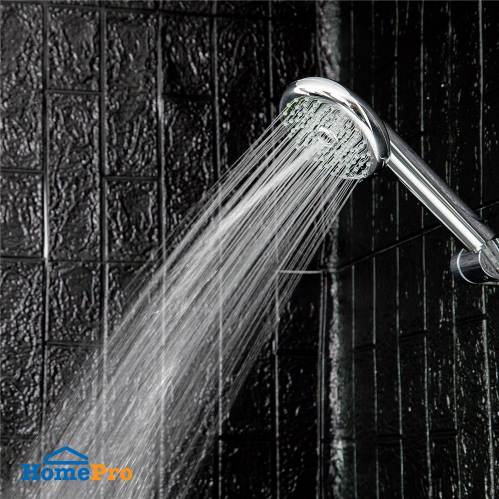 ชุดฝักบัวสายอ่อน 3 ระดับ RASLAND RA D412-TURN สีโครม