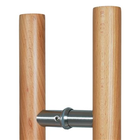 มือจับประตู แบบดึง AZLE HDW06C-32 32 นิ้ว สีไม้บีช_2