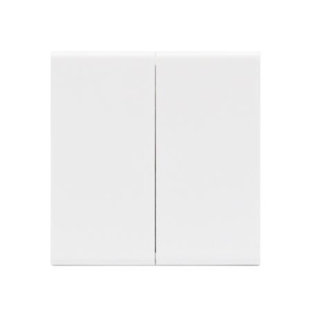 ชุดสวิตซ์ 3 ทาง 2 ช่อง SAHN D023-WHM สีขาวด้าน_0