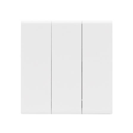 ชุดสวิตซ์ 1 ทาง 3 ช่อง SAHN D031-WHM สีขาวด้าน_0